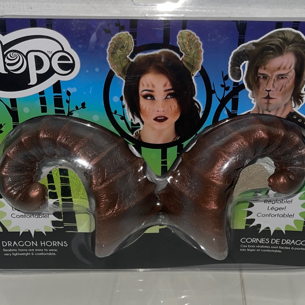 Brown Dragon Horns
